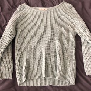 light blue Forever 21 sweater